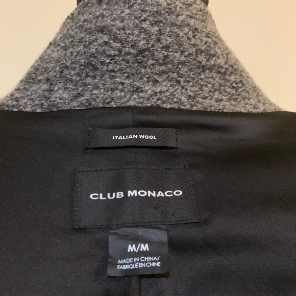Club Monaco Grey Wool Coat - Picture 3 of 5